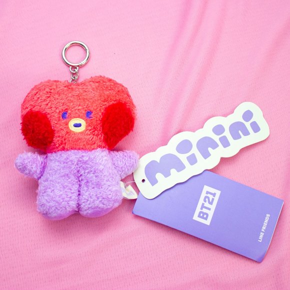 BT21 Minini Set of 7 RJ SHOOKY MANG KOYA CHIMMY TATA COOKY Plush Keyring lot - Picture 7 of 8